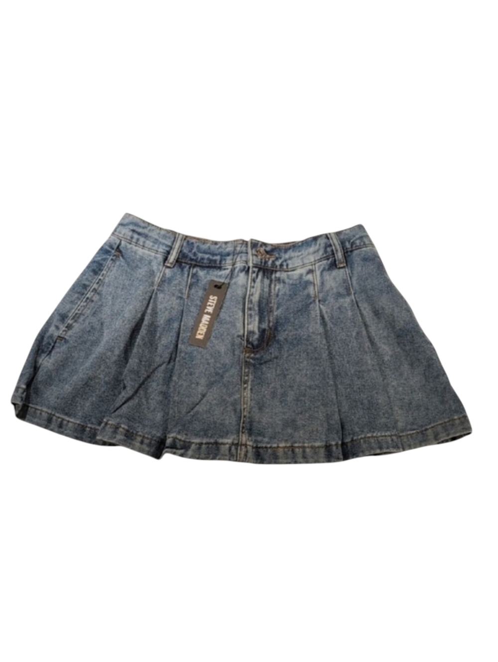Steve Madden Marlowe Denim Skort Mini Skirt Size 28